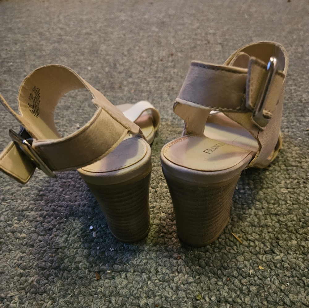 Franco sartorial cream heels
